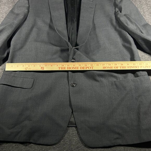 Vintage JACK FRASER Wool Jacket Men's 46 Gray Heavy Custom Made 1960 *READ* - Picture 3 of 12